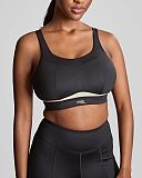 Freedom Non Padded Non Wired Sports Bra Black Chalk