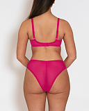 Girls Night Eye Spy Balcony Bra And Brazilian Brief Hot Pink TKD Lingerie Curvy Kate Fashion B1