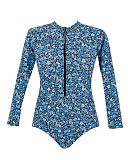 Grace Long Sleeve Swimsuit Posy Print