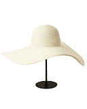 Grace Oversized Straw Sun Hat Beige Bask And Drift CF1