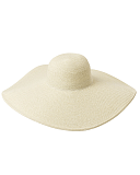 Grace Oversized Straw Sun Hat Beige Bask And Drift CF2