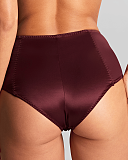 Grace Suspender Brief Bordeaux Red TKD Lingerie Panache Fashion B1