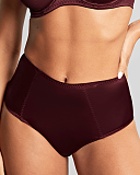 Grace Suspender Brief Bordeaux Red TKD Lingerie Panache Fashion F1
