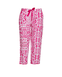 Hailey Tile Print Pant Pink TKD Lingerie Cyberjammies Fashion CF1