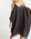 Halle Kaftan Black TKD Lingerie Panache Fashion B1
