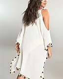 Halle Kaftan White TKD Lingerie Panache Fashion B1