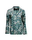 Hannah Leopard Print Top Green Mix TKD Lingerie Cyberjammies Fashion CF1