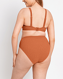 Holiday Crush Balcony Bikini And High Waist Brief Rust TKD Lingerie Curvy Kate Swim Fashion B1