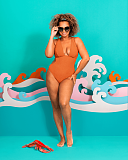Holiday Crush Non Wired Swimsuit TKD Lingerie Curvy Kate Swim Fashion L1