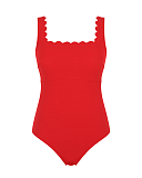 Honor Square Neck Swimsuit Rossa Red TKD Lingerie Panache Swim Fashion CF1