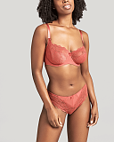 Imogen Balconnet Bra And Brief Garnet Rose TKD Lingerie Panache Fashion F1