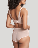 Imogen Non Wired Balconnet Bra And High Waist Brief Cameo Rose TKD Lingerie Panache Fashion B1