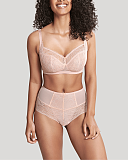 Imogen Non Wired Balconnet Bra And High Waist Brief Cameo Rose TKD Lingerie Panache Fashion F1