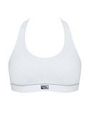 Impact Free Non Wired Sports Bra White TKD Lingerie Royce Core CF1