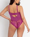 Indugence Stretch Lace Body Orchid Latte TKD Lingerie Scantilly Fashion B1