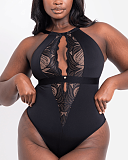Indulgence Stretch Lace Body Black Latte TKD Lingerie Scantilly Fashion 2024 F1