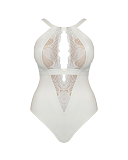 Indulgence Stretch Non Wired Lace Body Ivory TKD Lingerie Scantilly Fashion CF1
