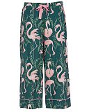Ivy Flamingo Print Pant Salmon Pink TKD Lingerie Cyberjammies Fashion CF1