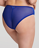 Jaida High Leg Midi Brief Cobalt TKD Lingerie Sculptresse Fashion B1
