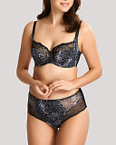 Jasmine Balconnet Bra And Deep Brief Snake Print TKD Lingerie Panache Fashion F1