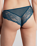 Jasmine Brief Botanical Teal TKD Lingerie Panache Fashion B1