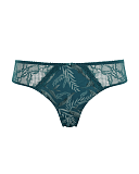 Jasmine Brief Botanical Teal TKD Lingerie Panache Fashion CF1