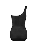 Jena One Shoulder Shaping Swimsuit Black TKD Lingerie Miracle Suit CB1