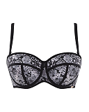 Jolee Bandeau Bikini Straps Snake Print TKD Lingerie Panache Swim CF1
