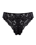 Jorja Brazilian Brief Liquorice TKD Lingerie Cleo Fashion CB1