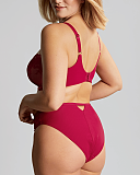 Josephine Full Cup Bra And High Leg Brief Magenta Latte TKD Lingerie Sculptresse Fashion B1