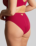 Josephine High Leg Brief Magenta Latte TKD Lingerie Sculptresse Fashion B1