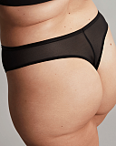 Josephine Thong Black Latte TKD Lingerie Sculptresse Fashion B1