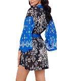 Kara Kimono Midnight White TKD Lingerie Miraclesuit Fashion S1