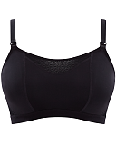 Katherine Non Wired Nursing Bra Black TKD Lingerie Panache Maternity Core CF1