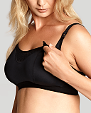 Katherine Non Wired Nursing Bra Black TKD Lingerie Panache Maternity Core F3