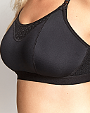 Katherine Non Wired Nursing Bra Black TKD Lingerie Panache Maternity Core F5