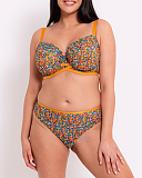 Lace Daze Balcony Bra And Brazilian Brief Floral Print TKD Lingerie Curvy Kate Fashion F1