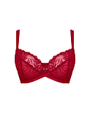Laze Daze Balcony Bra Lipstick Red TKD Lingerie Curvy Kate Fashion CF1