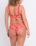 Lifestyle Print Plunge Bra And Short Pink Hearts TKD Lingerie Curvy Kate Fashion B1