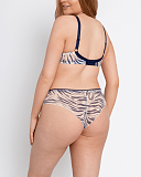 Lifestyle Print Plunge Bra And Short Zebra TKD Lingerie Curvy Kate Fashion B1