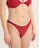 Lipstick And White 90 Brief TKD Lingerie Raq Apparel Fashion F1