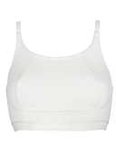 Lola Non Wired Crop Top Bra White TKD Lingerie Royce Core CF1