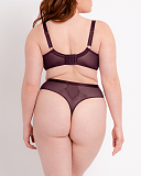 Lovers Knot Balconnet Bra And Thong Fig Latte TKD Lingerie Scantilly Fashion B1