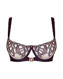Lovers Knot Balconnet Bra Fig Latte TKD Lingerie Scantilly Fashion CF1