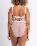 Lucky Star Plunge Body Blush Pink TKD Lingerie Curvy Kate Fashion B1