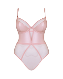 Lucky Star Plunge Body Blush Pink TKD Lingerie Curvy Kate Fashion CF1