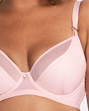 Lucky Star Plunge Bra Blush Pink TKD Lingerie Curvy Kate Fashion F2