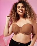 Luxe Strapless Bra Caramel Curvy Kate TKD Lingerie Core L1