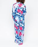 Lyla Floral Print Pyjama Set Blue Mix TKD Lingerie Cyberjammies Fashion B1
