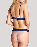 Lyzy Non Wired Triangle Bra And Tanga Brief Blush Ink TKD Lingerie Cleo Fashion B1